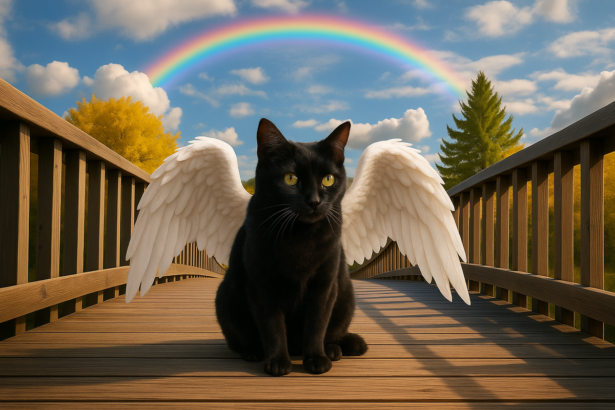 Create a Rainbow Bridge Pet Memorial