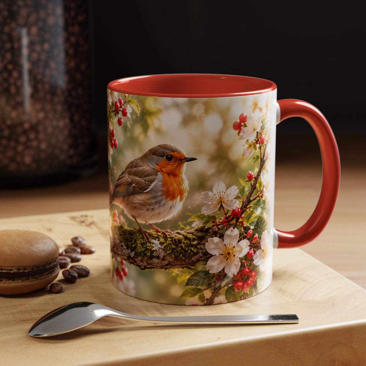 Robin Memorial Mug – When Robins Appear, Loved Ones Are Near (11oz)