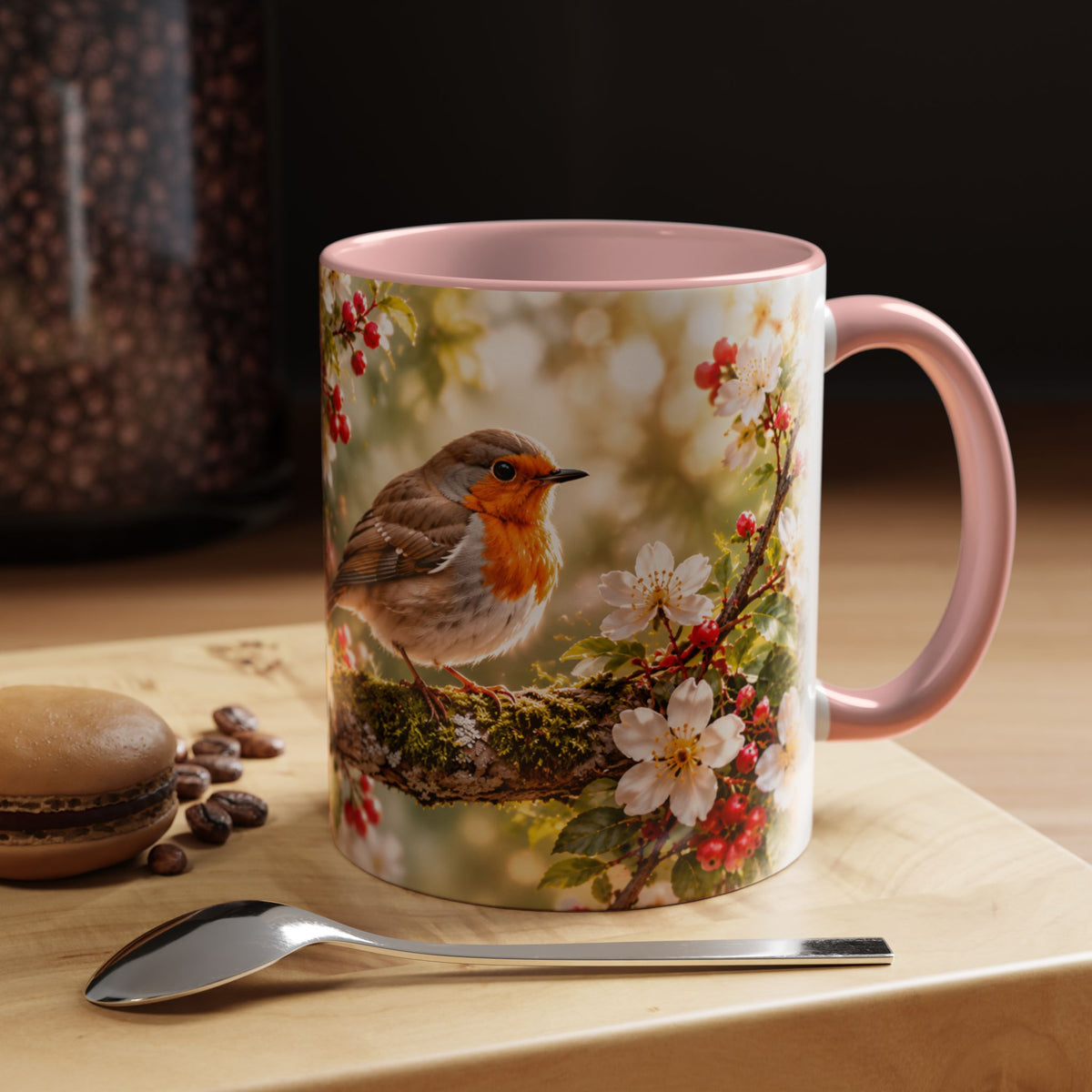 Robin Memorial Mug – When Robins Appear, Loved Ones Are Near (11oz)