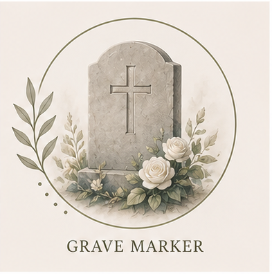OPTION 8 = Grave Marker Photo Slate