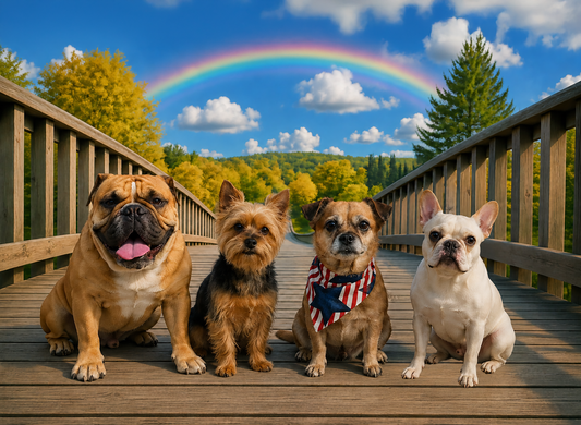 OPTION 5 = Rainbow Bridge pet image